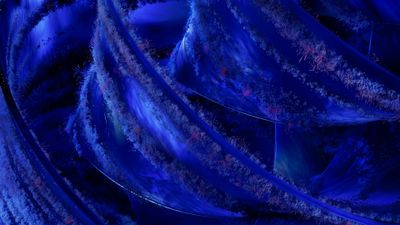 Abstract art Deep blue ultra HD 4K wallpaper