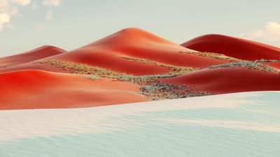 Red dunes Desert ultra HD 4K wallpaper