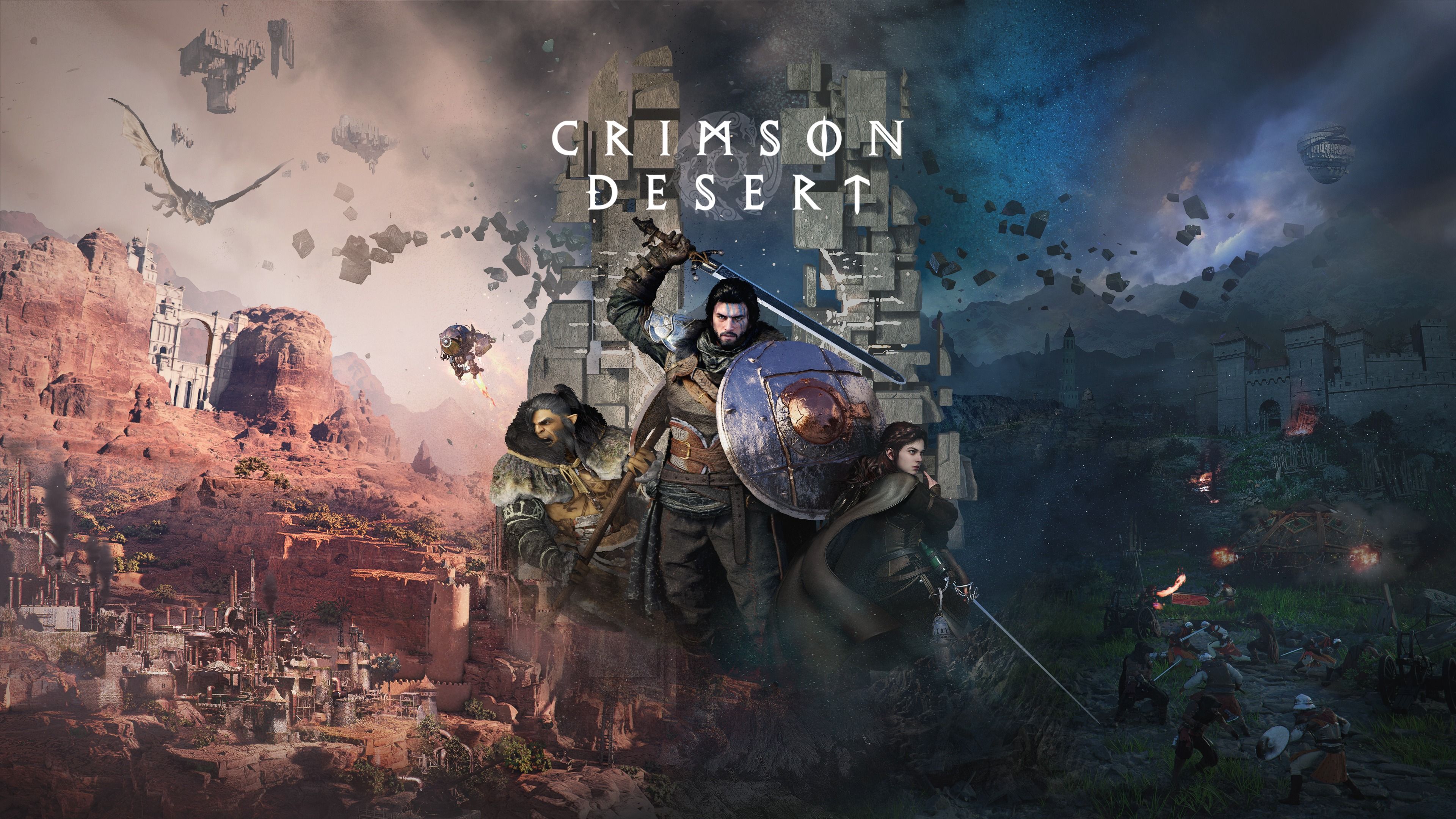 Crimson Desert Key Art ultra HD 4K wallpaper