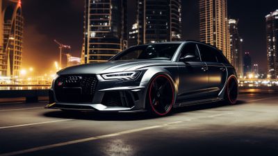 Audi RS 6 Avant performance Widebody Kit ultra HD 4K wallpaper