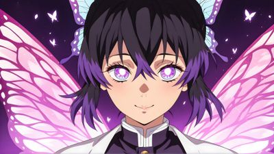 Shinobu Kocho Purple eyes ultra HD 4K wallpaper