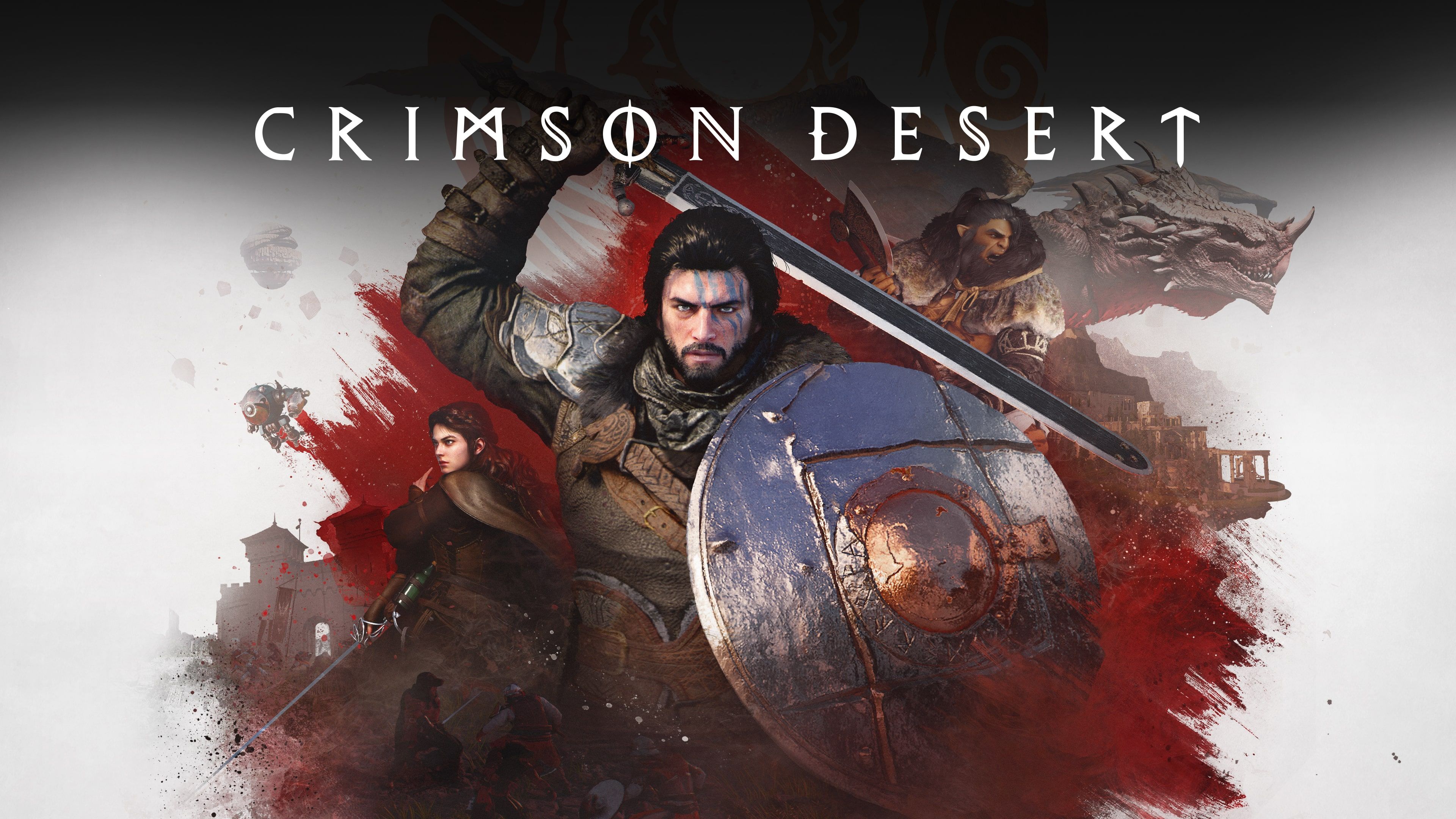 Crimson Desert Game poster ultra HD 4K wallpaper