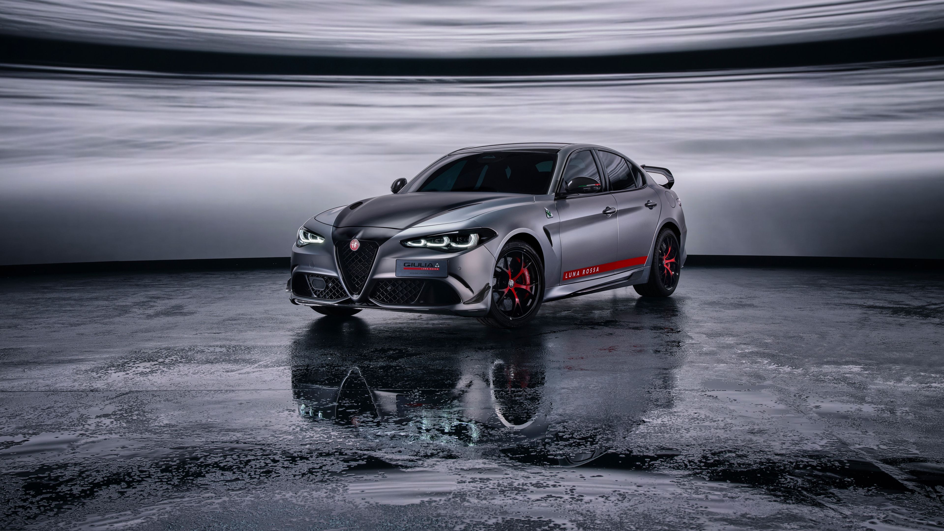 Alfa Romeo Giulia Quadrifoglio Luna Rossa ultra HD 4K wallpaper