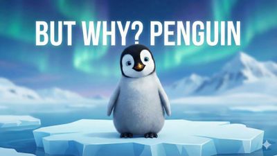 But Why? Penguin ultra HD 4K wallpaper