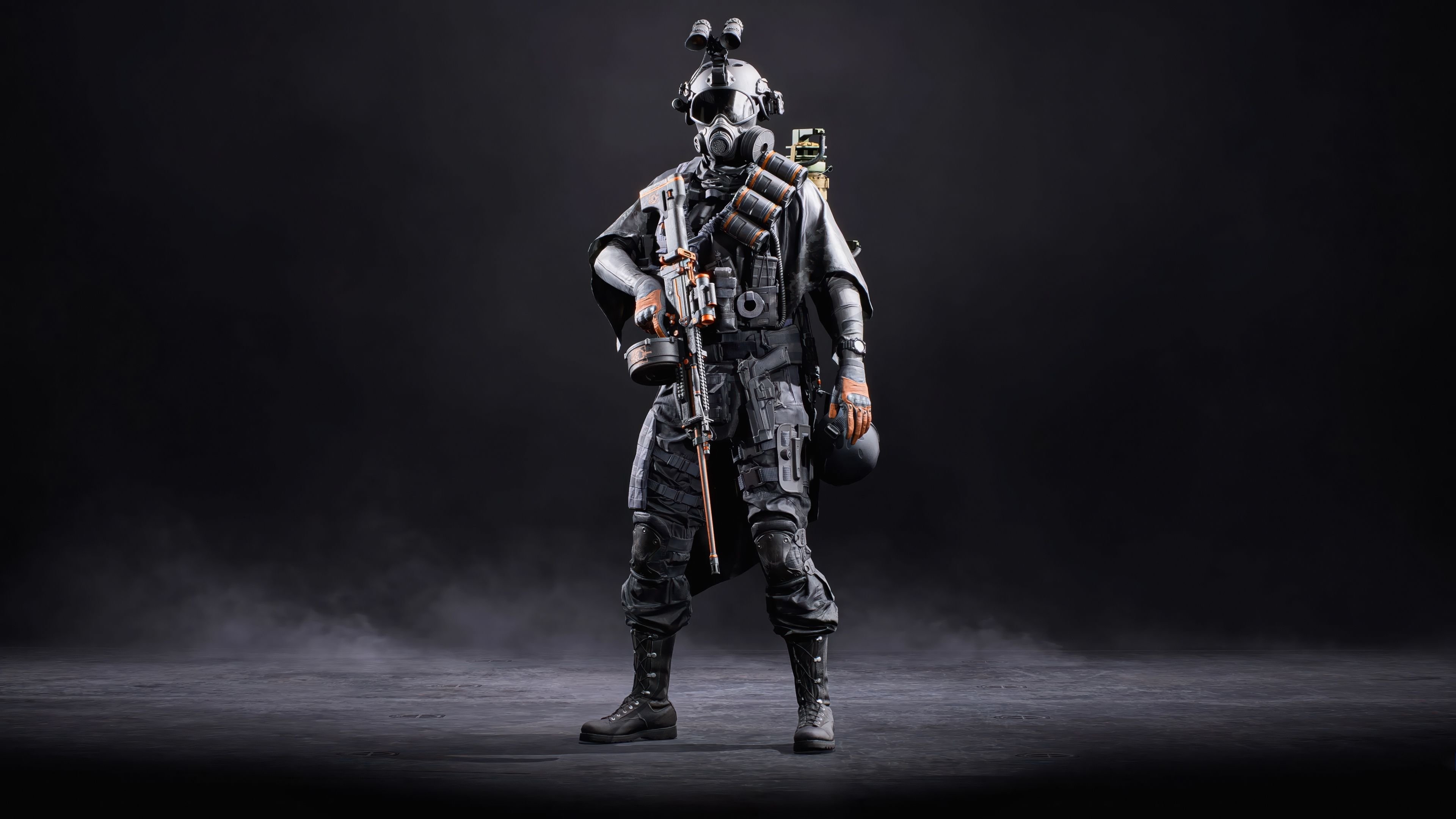 Enshrouded NATO Support Soldier Battlefield 6 ultra HD 4K wallpaper