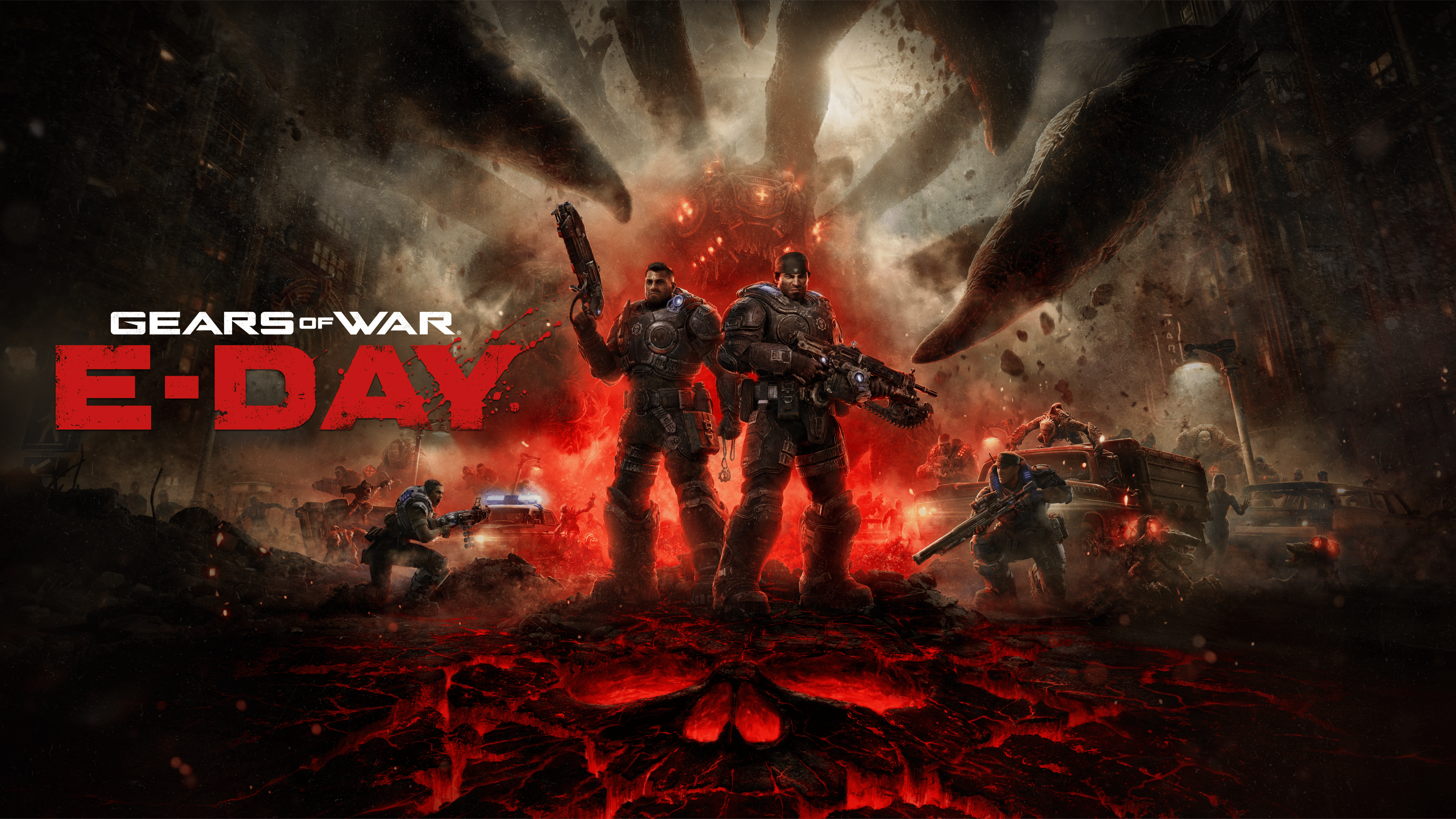 Marcus Fenix Dominic Santiago ultra HD 4K wallpaper