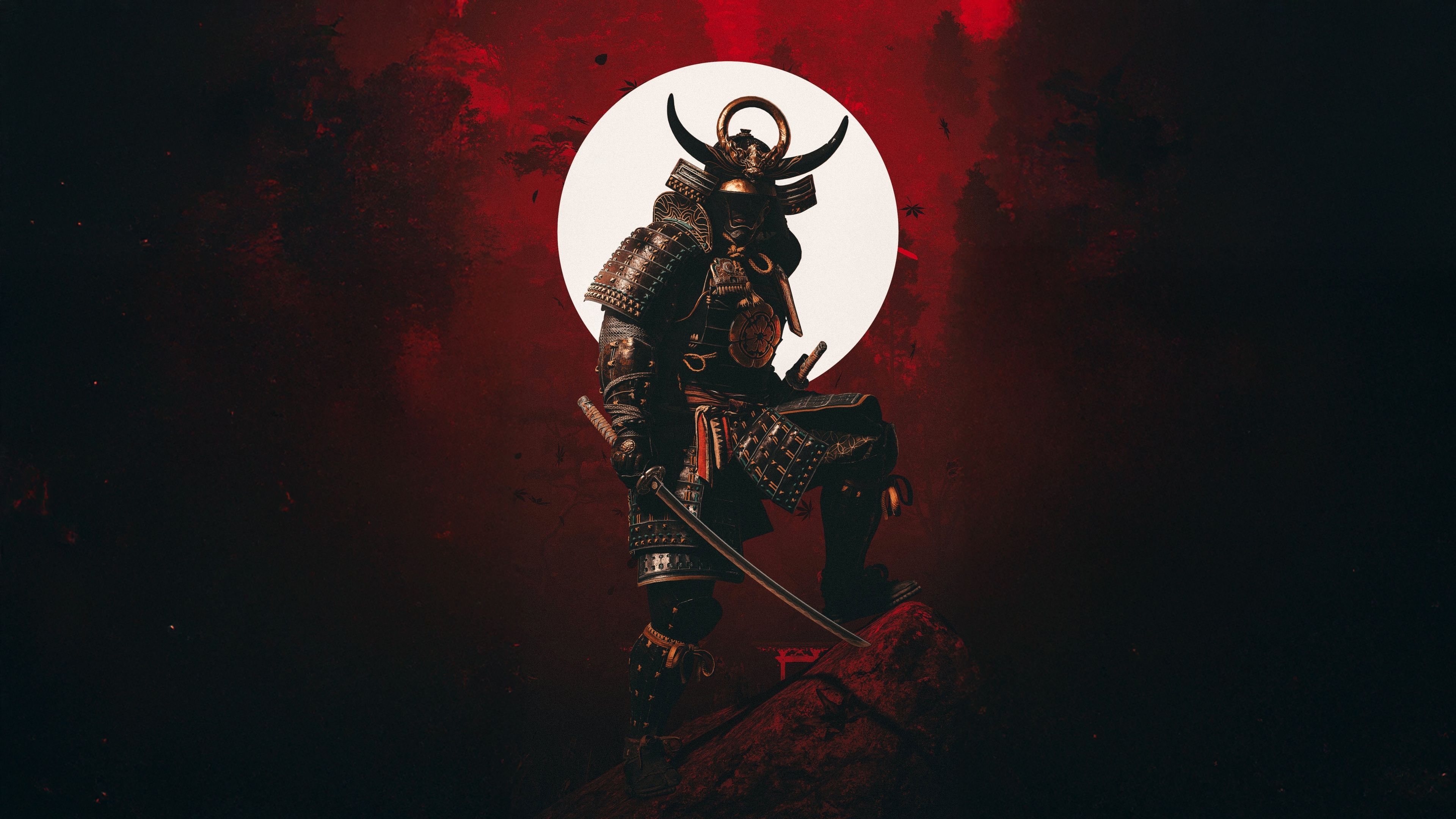Yasuke Dark aesthetic ultra HD 4K wallpaper