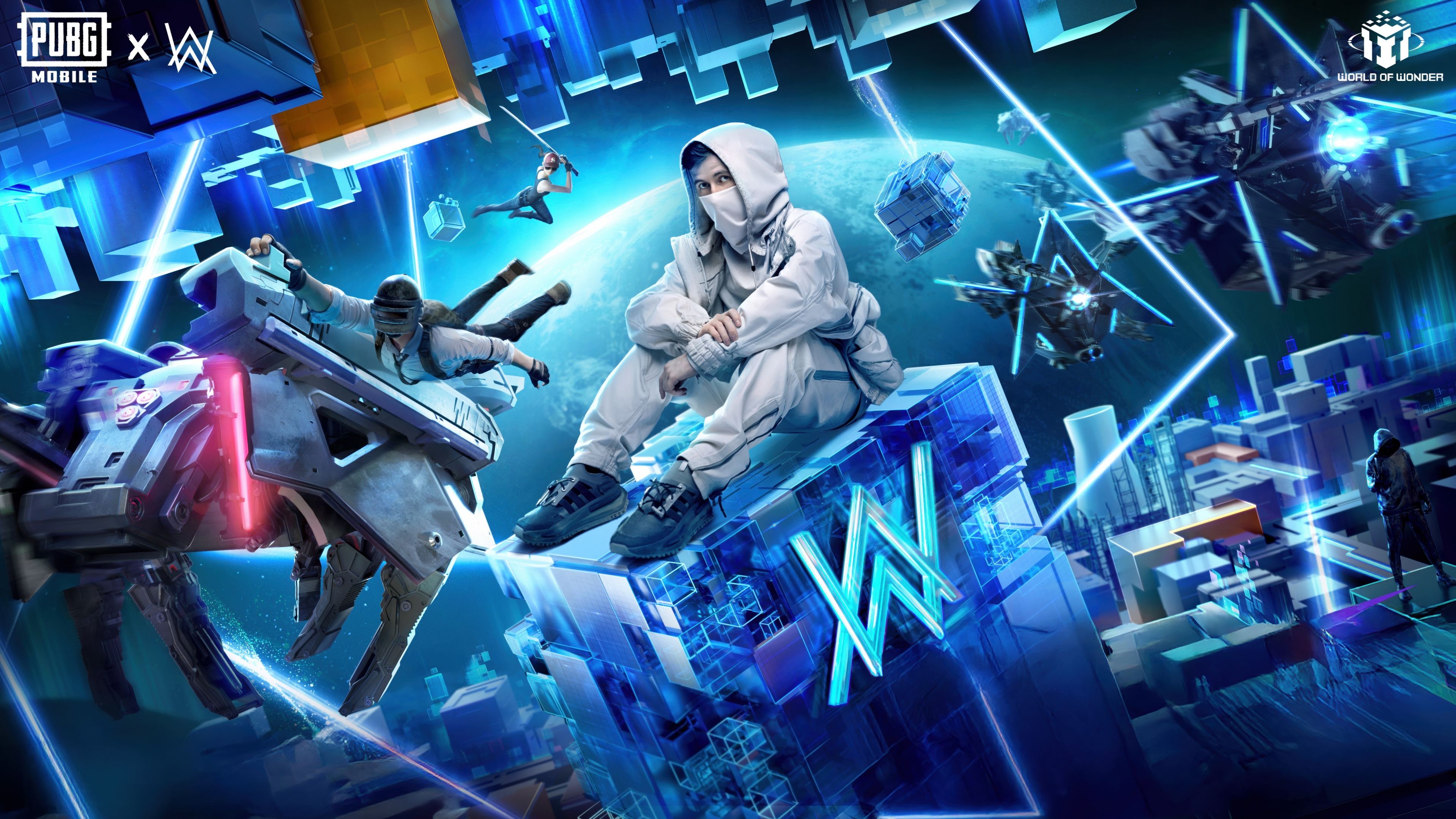 PUBG MOBILE x Alan Walker ultra HD 4K wallpaper