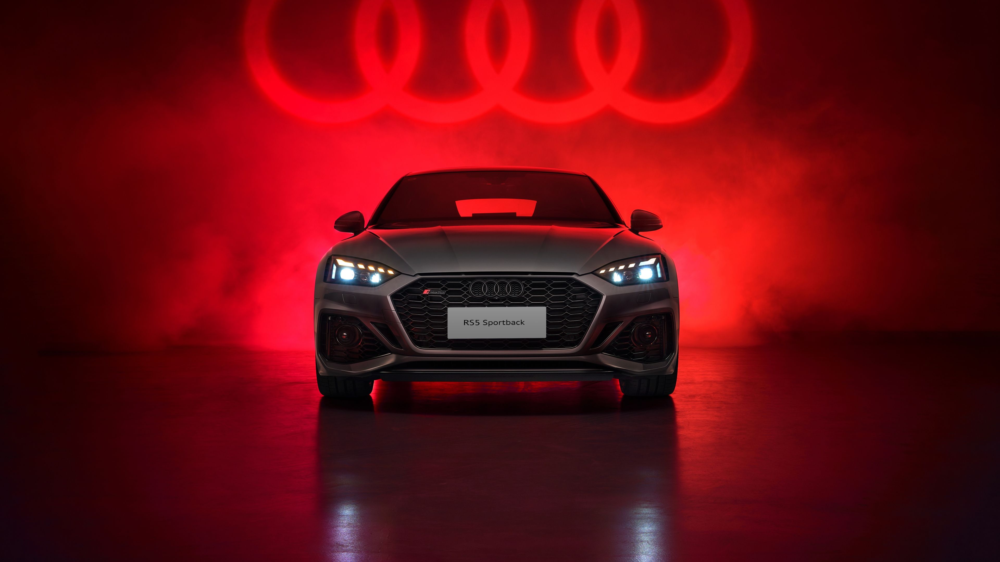 Audi RS 5 Sportback Red aesthetic ultra HD 4K wallpaper