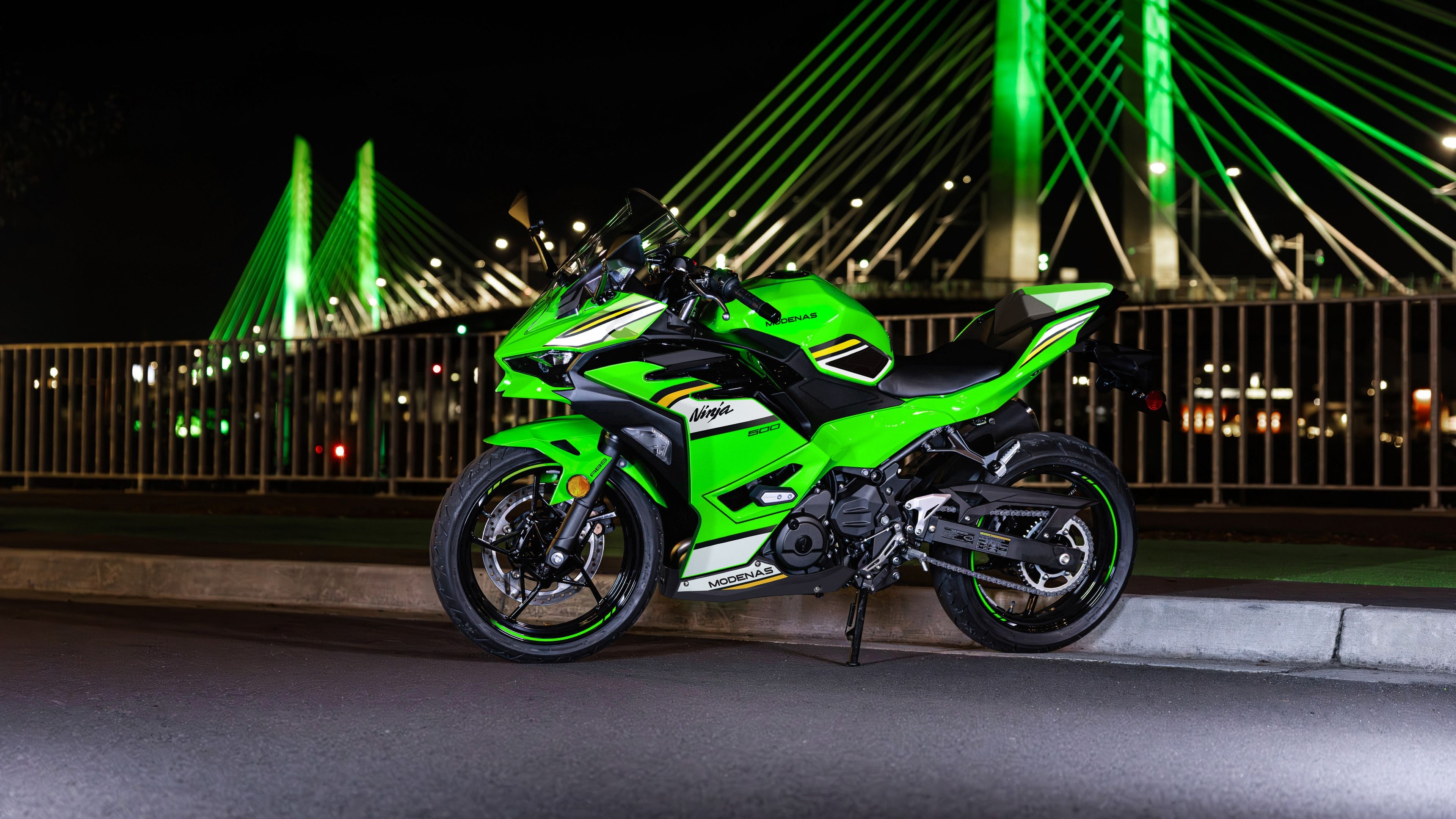 Kawasaki Ninja 500 2025 ultra HD 4K wallpaper