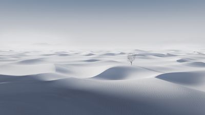Desert White aesthetic ultra HD 4K wallpaper