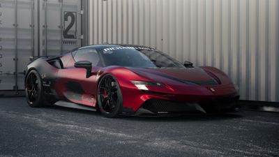 Ferrari SF90 Stradale Carbon Fiber ultra HD 4K wallpaper