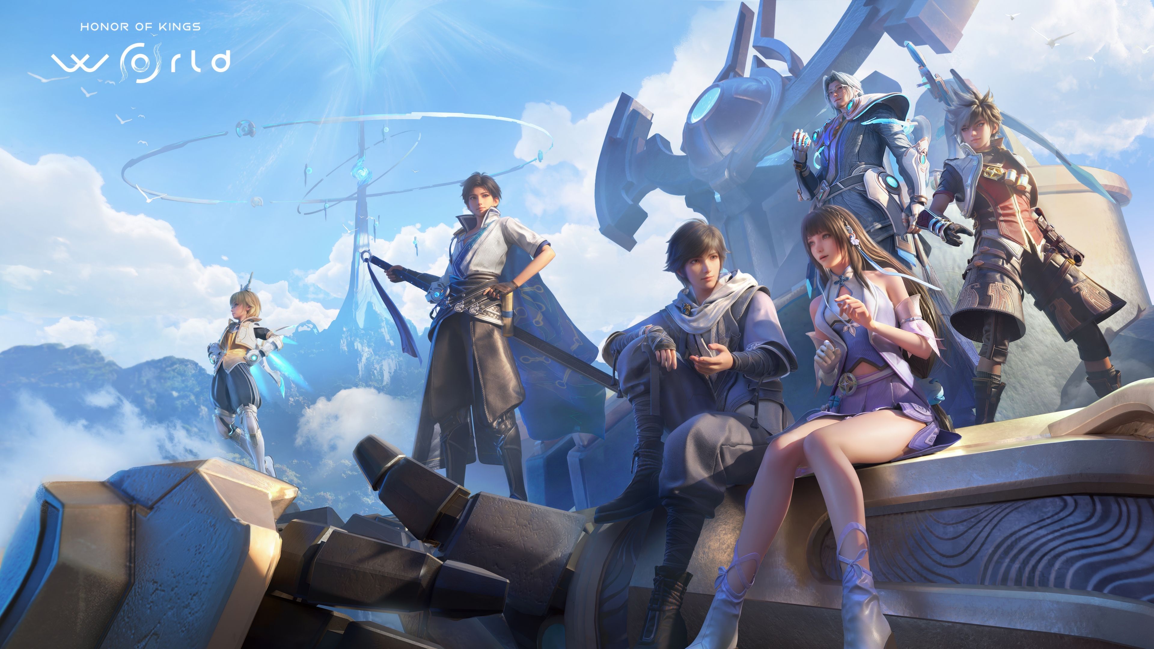 Honor of Kings: World Key Art ultra HD 4K wallpaper