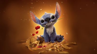 Lilo & Stitch Beauty and the Beast ultra HD 4K wallpaper