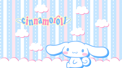 Cinnamoroll Blue and Pink ultra HD 4K wallpaper