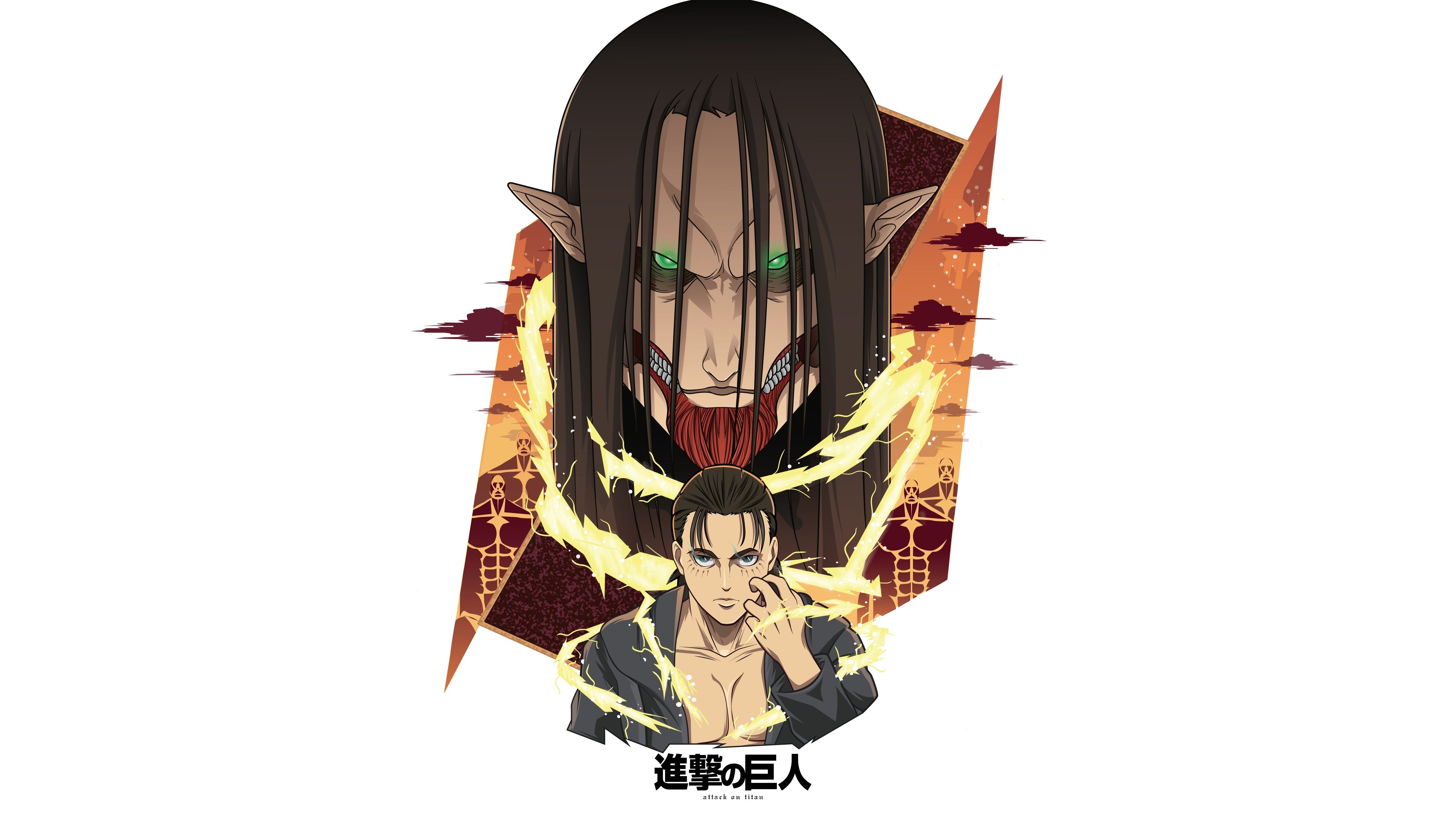 Eren Yeager Titan ultra HD 4K wallpaper