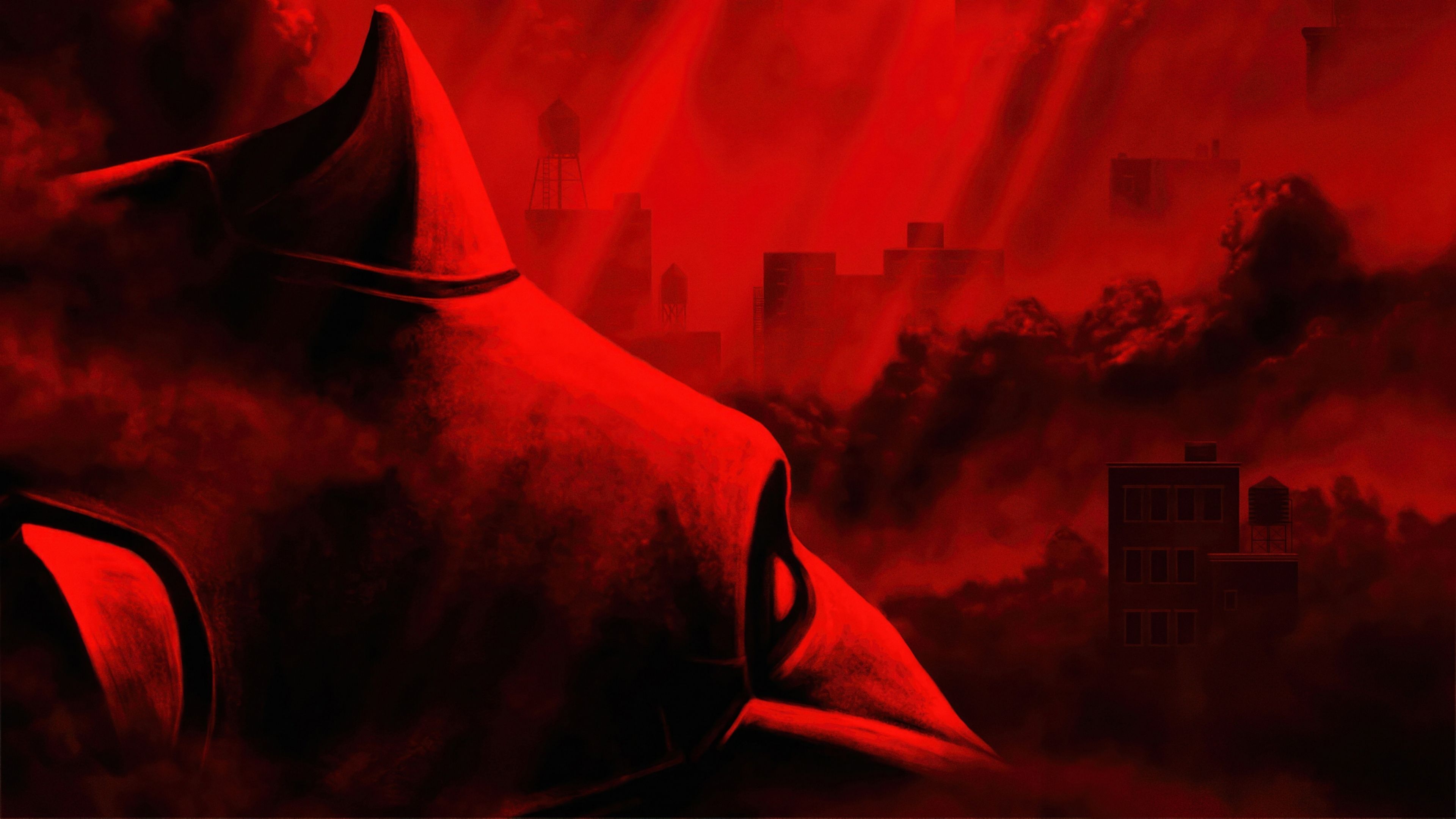 Daredevil: Born Again Red ultra HD 4K wallpaper
