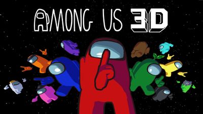 Among Us 3D Key Art ultra HD 4K wallpaper