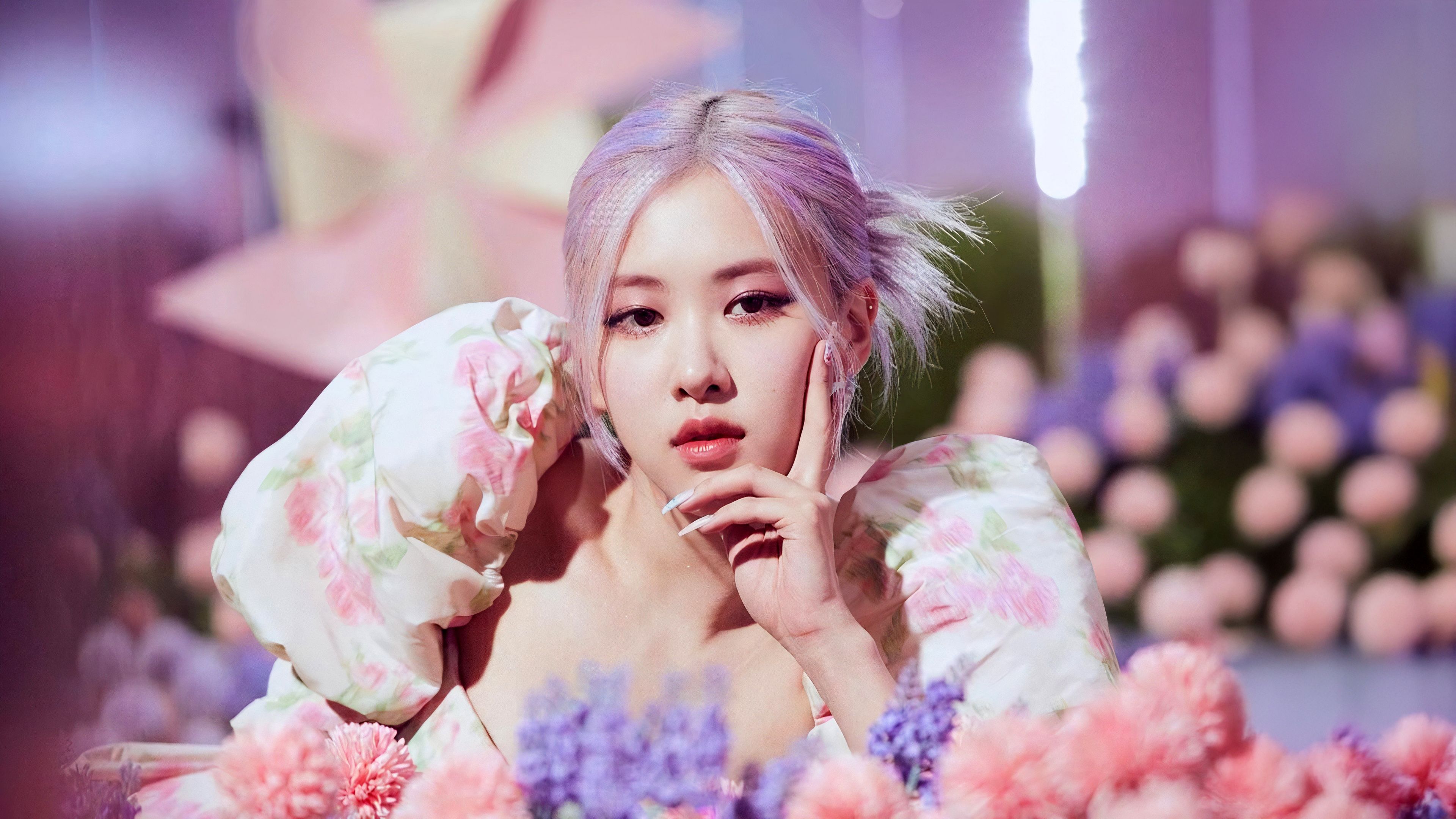 Rose (Blackpink) Pastel ultra HD 4K wallpaper