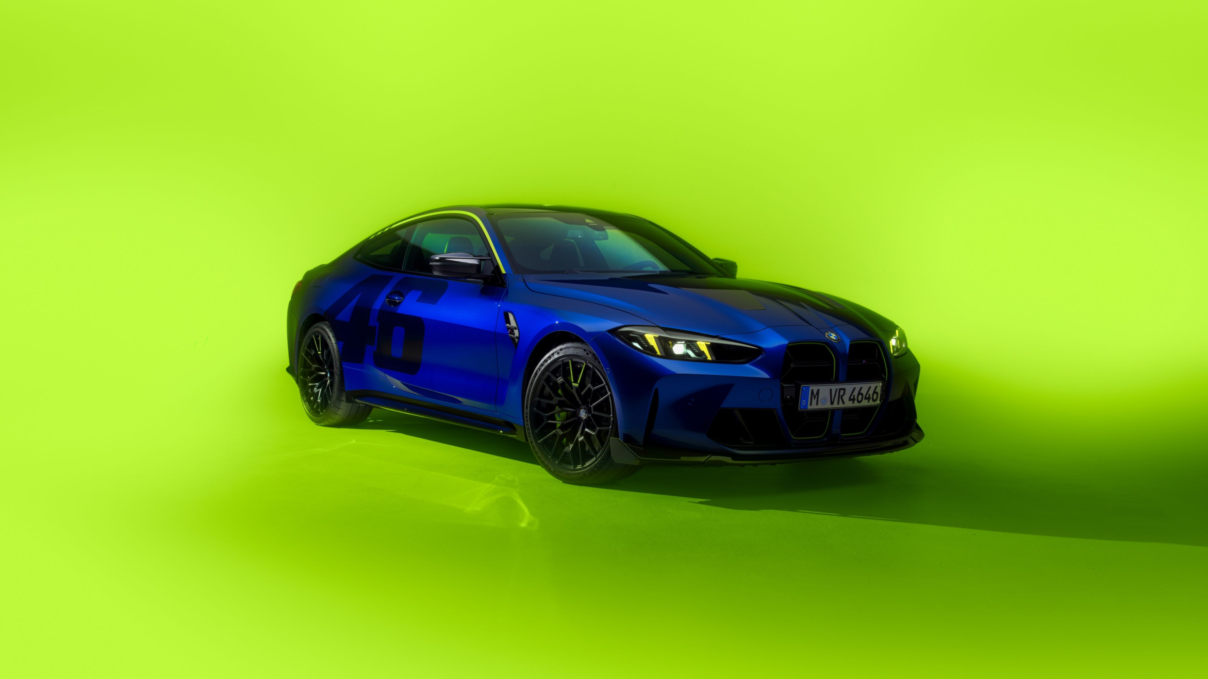 BMW M4 CS Edition VR46 ultra HD 4K wallpaper
