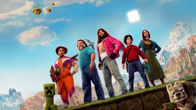 A Minecraft Movie Poster ultra HD 4K wallpaper