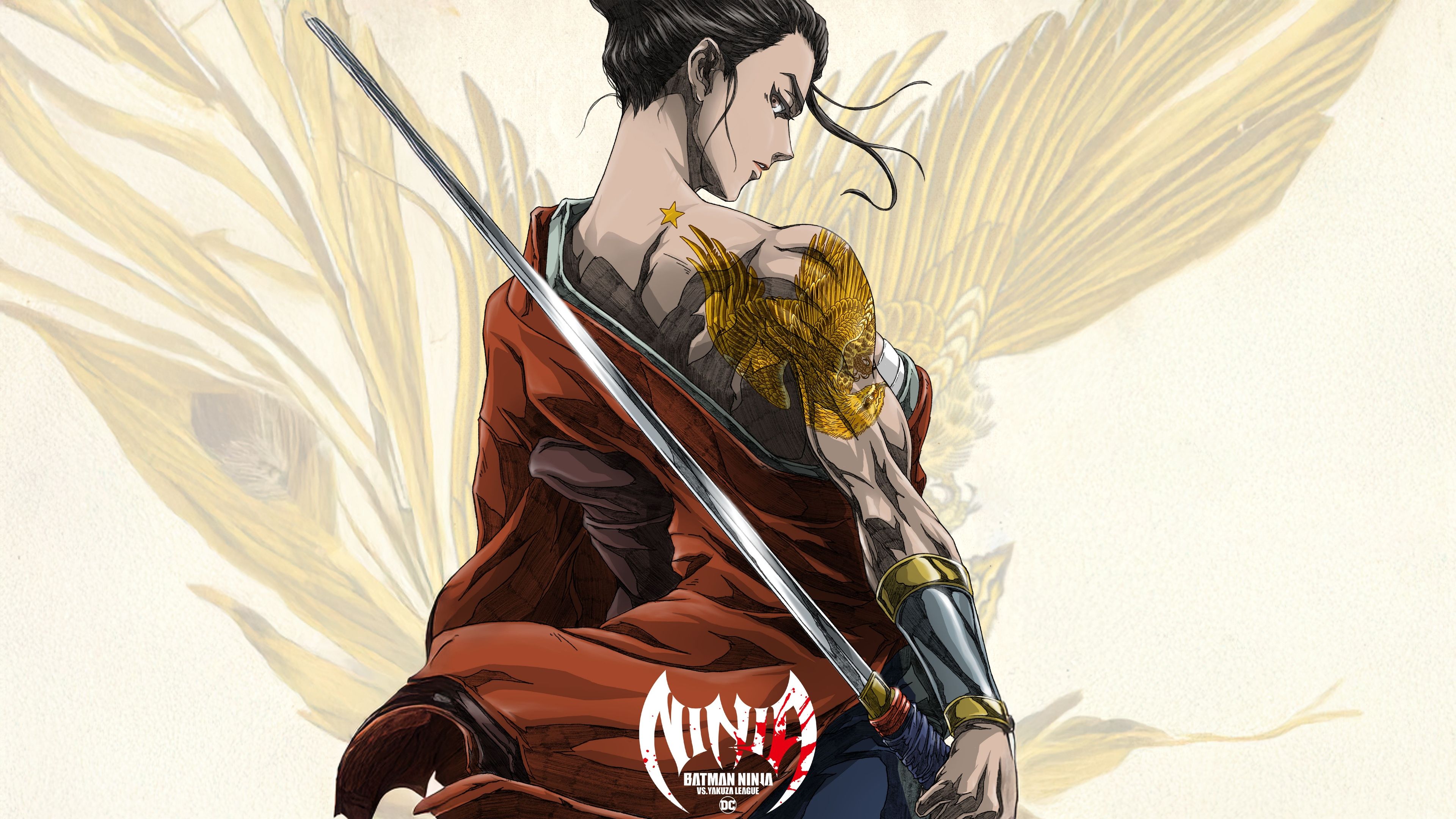 Wonder Woman Batman Ninja vs. Yakuza League ultra HD 4K wallpaper