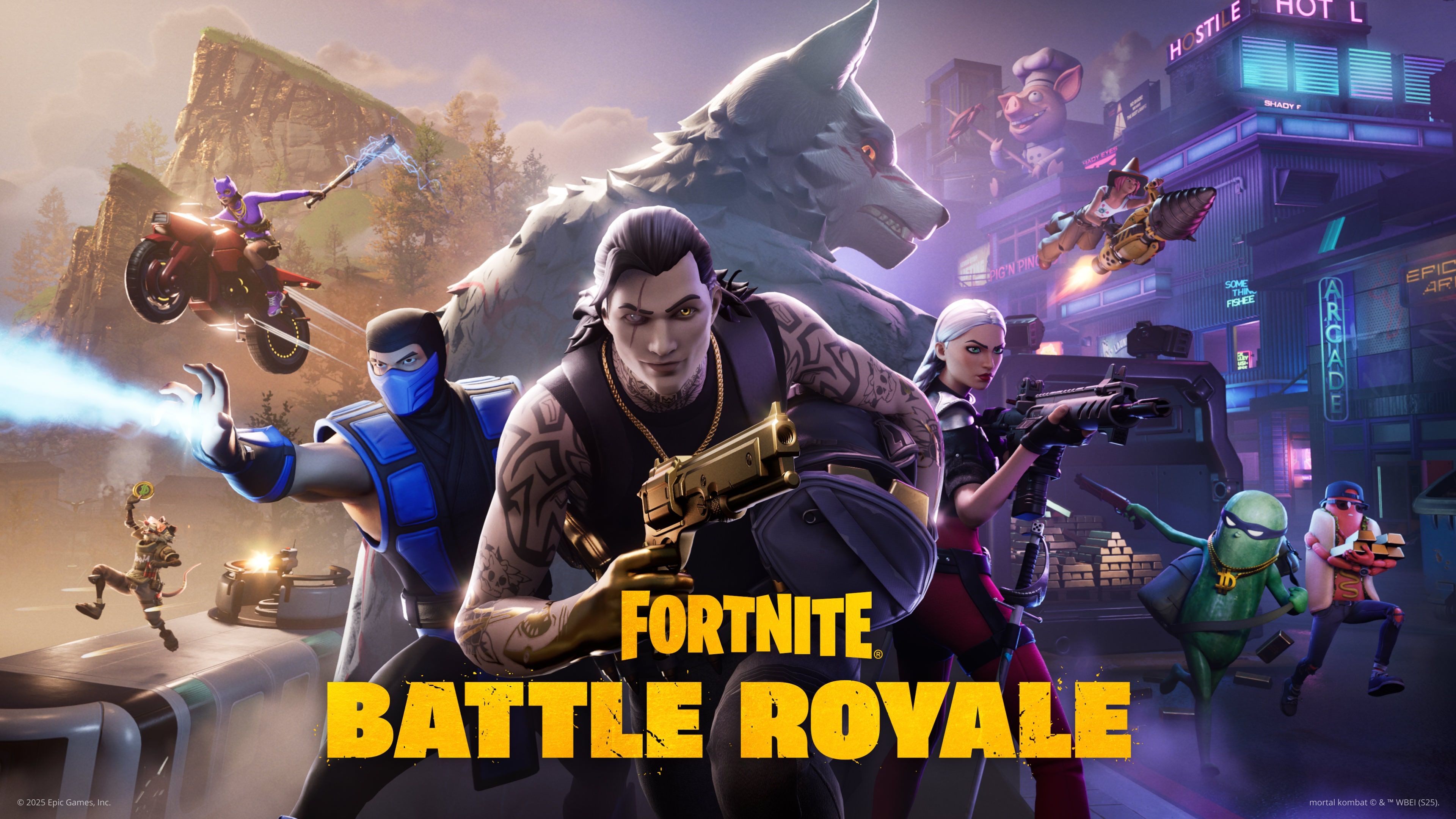 Fortnite Battle Royale 2025 Games ultra HD 4K wallpaper