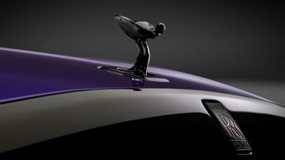 Spirit of Ecstasy Rolls-Royce Black Badge Spectre ultra HD 4K wallpaper