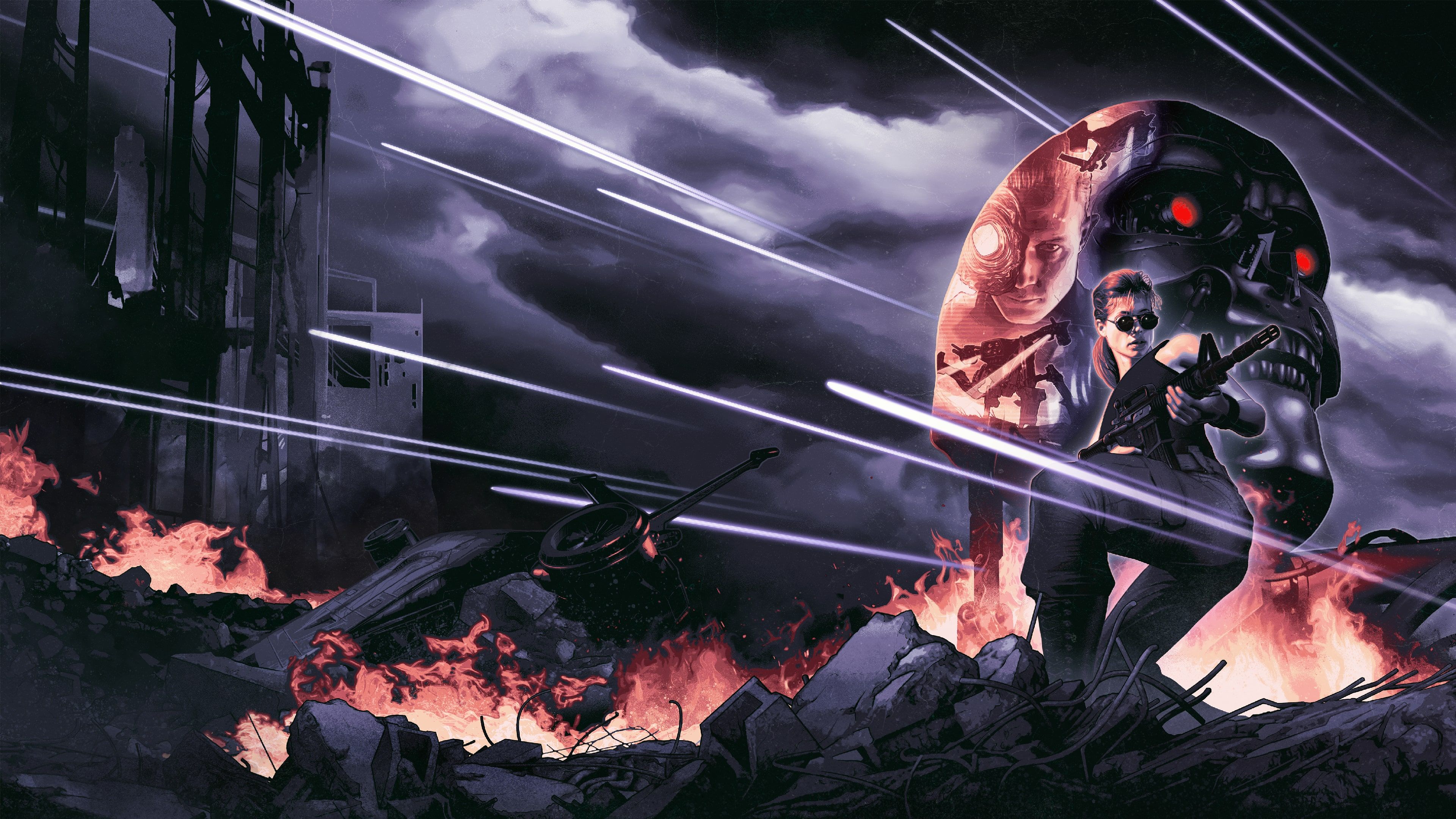 Terminator 2D: No Fate 2025 Games ultra HD 4K wallpaper