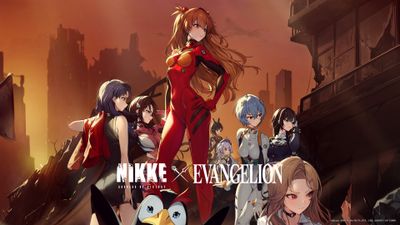 Goddess of Victory: Nikke x Evangelion 2025 ultra HD 4K wallpaper