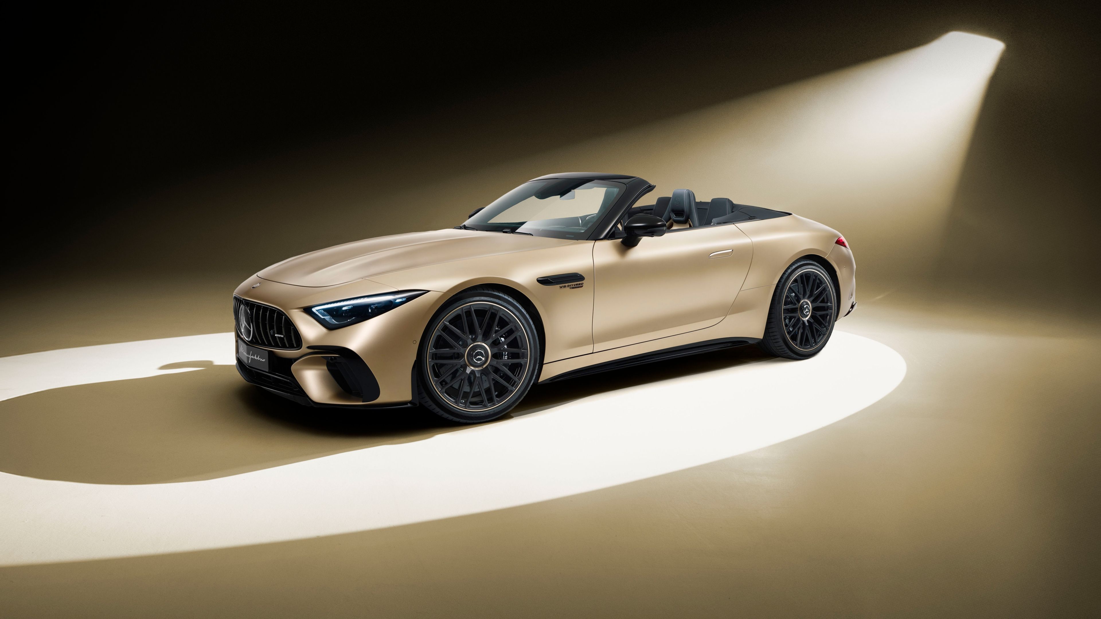 Mercedes-AMG SL 63 Manufaktur Golden Coast 2025 ultra HD 4K wallpaper