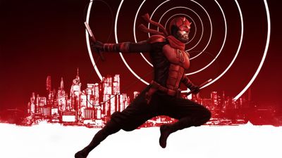 Daredevil: Born Again Red aesthetic ultra HD 4K wallpaper
