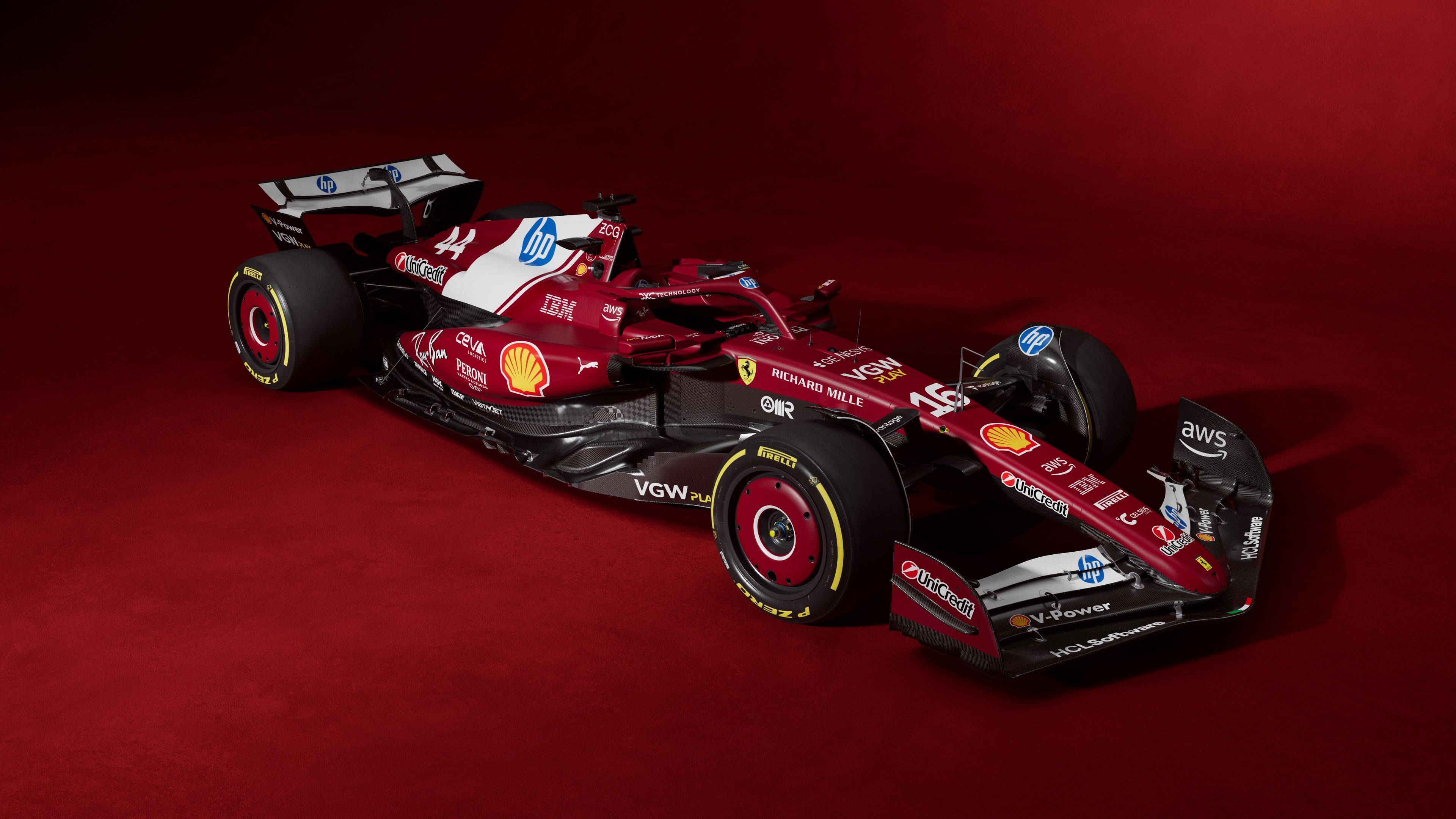 Ferrari SF-25 ultra HD 4K wallpaper