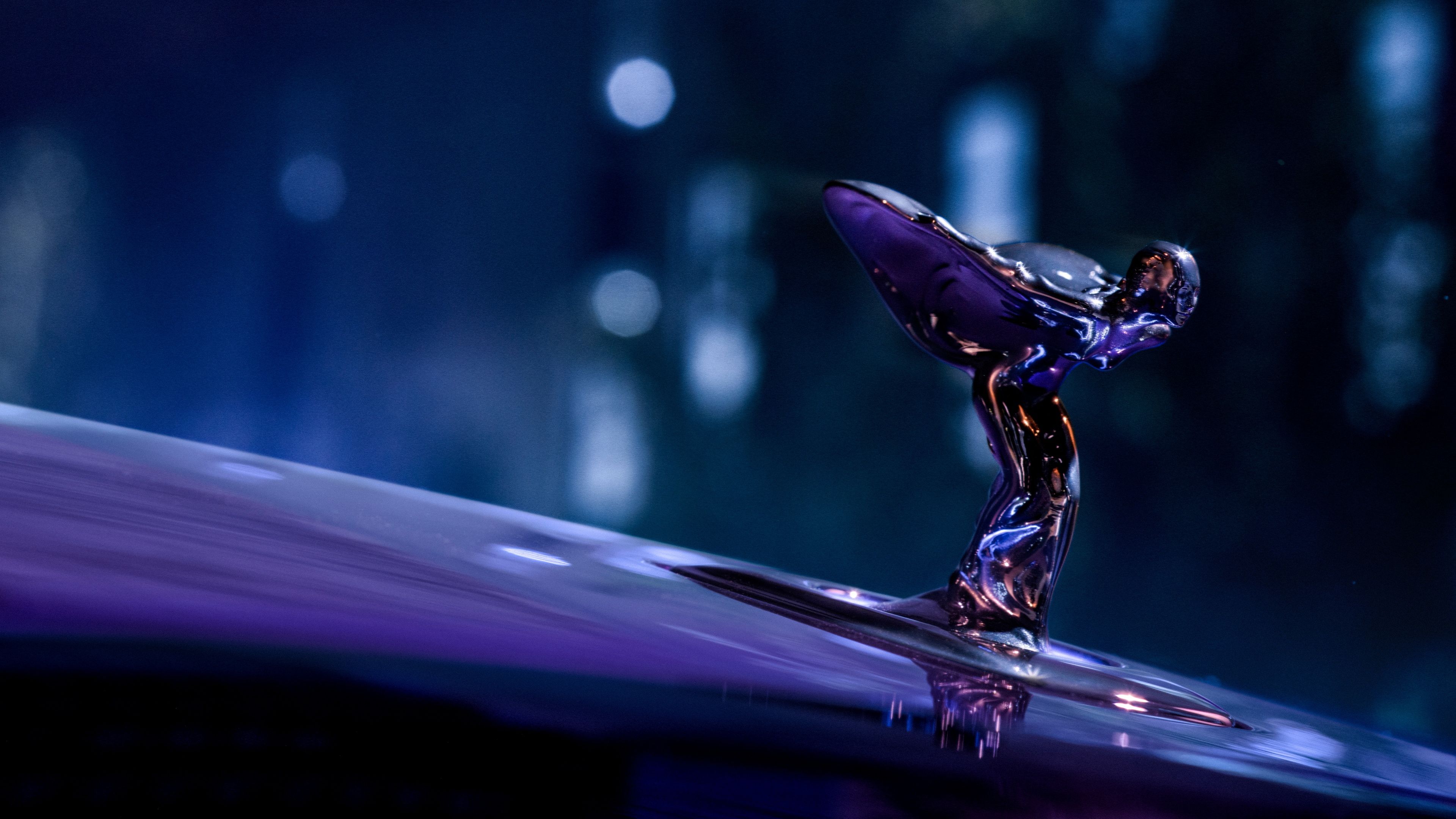 Rolls-Royce Black Badge Spectre Purple aesthetic ultra HD 4K wallpaper