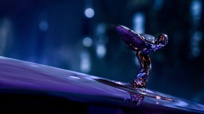 Rolls-Royce Black Badge Spectre Purple aesthetic ultra HD 4K wallpaper