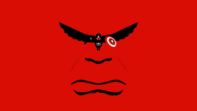 Captain America: Brave New World Minimalist ultra HD 4K wallpaper