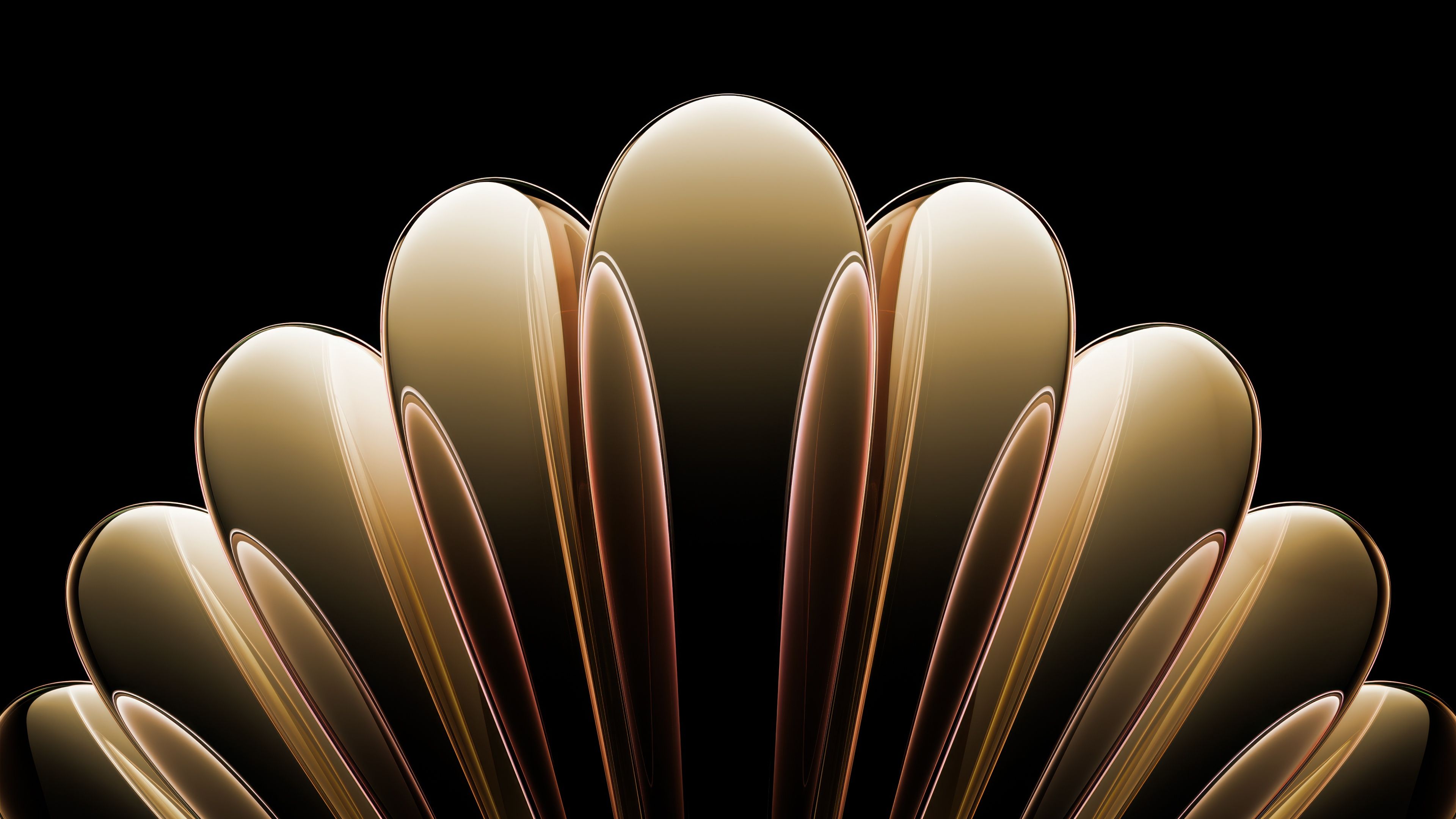 Golden Metallic ultra HD 4K wallpaper