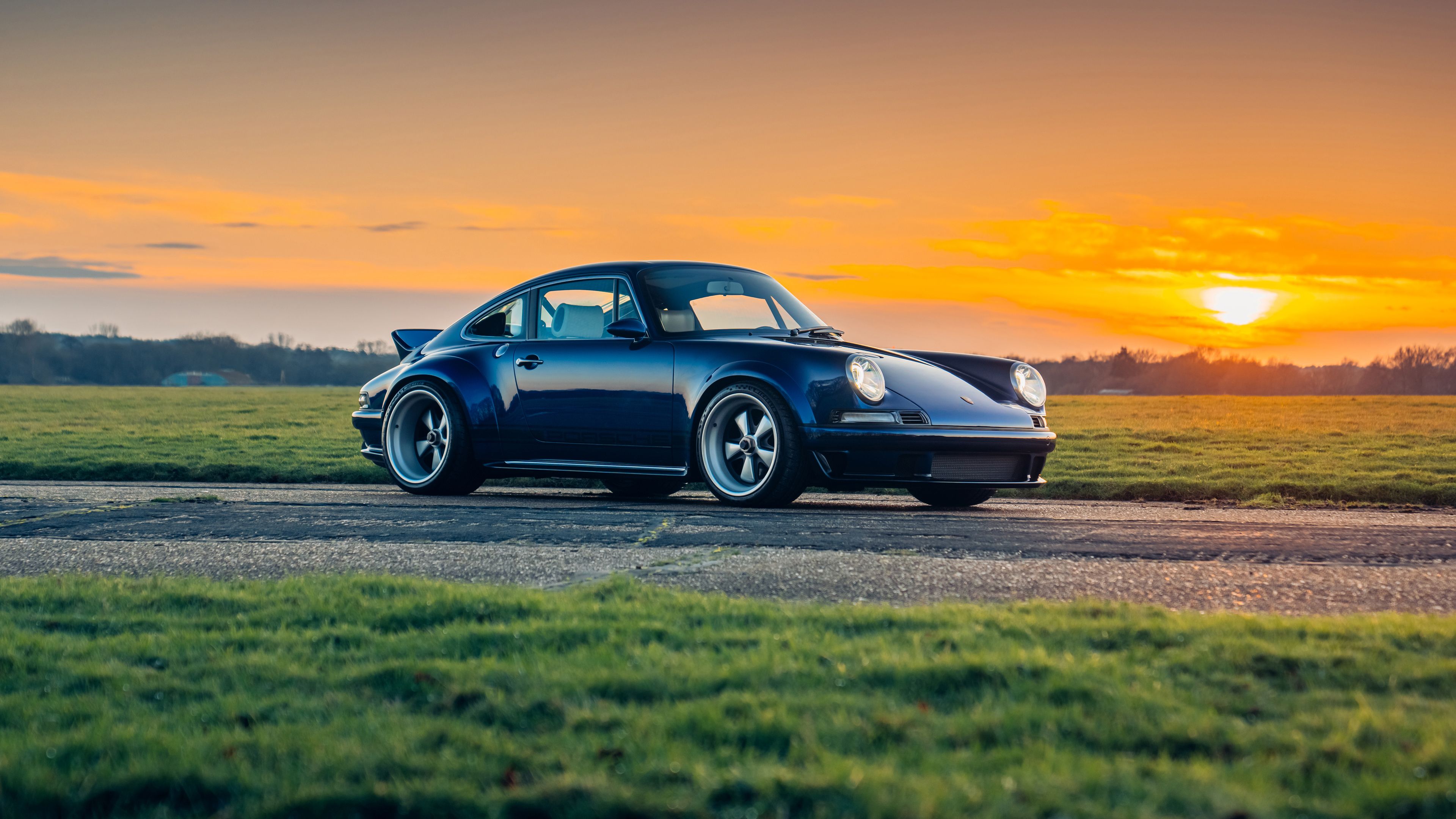 Singer Porsche 911 Classic cars ultra HD 4K wallpaper