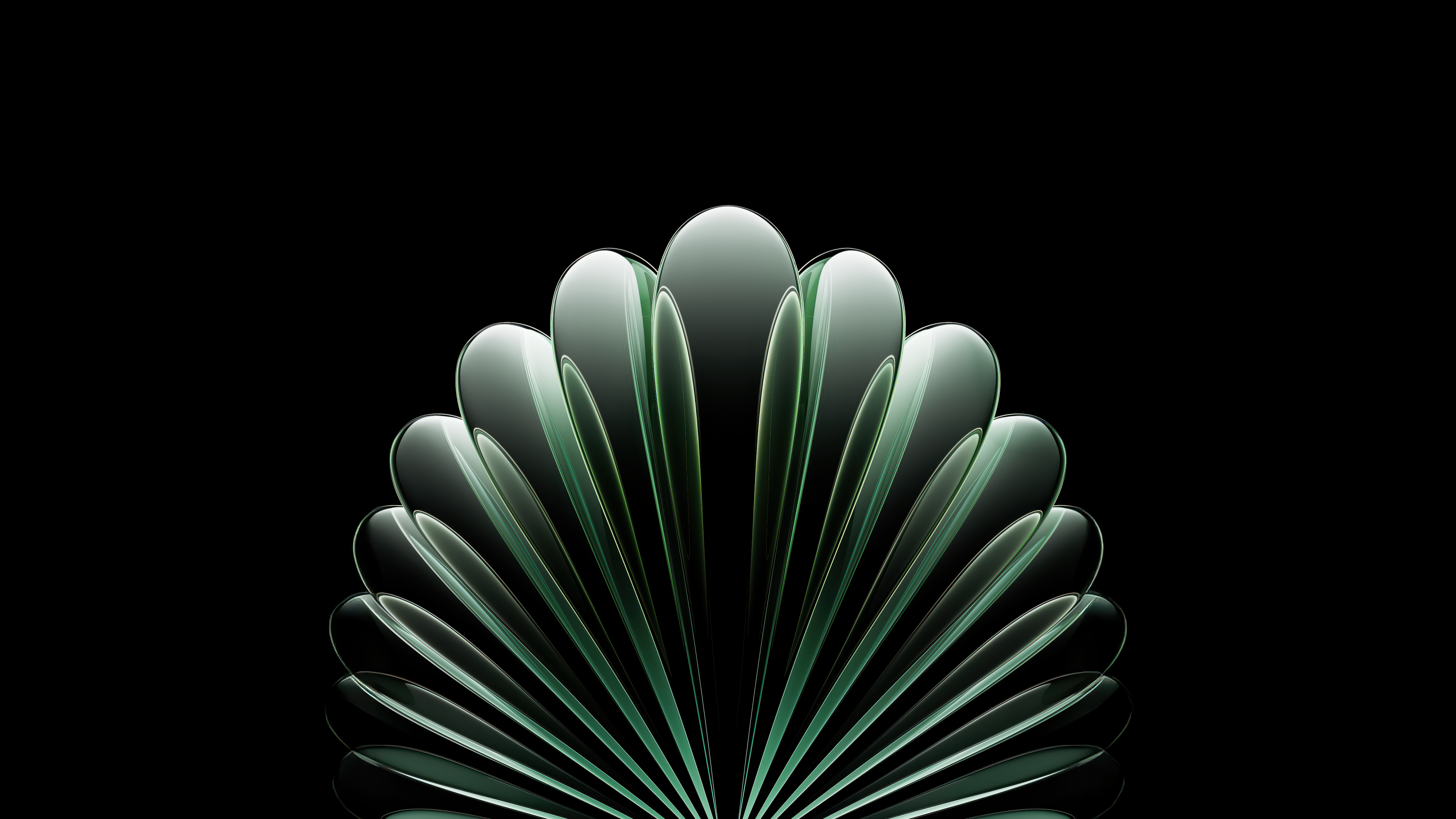 Green abstract Metallic ultra HD 4K wallpaper