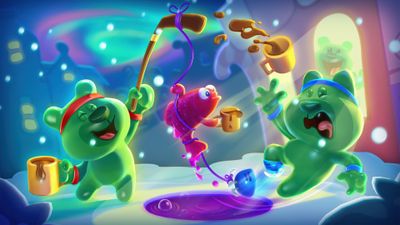 Candy Crush Soda Saga Game poster ultra HD 4K wallpaper