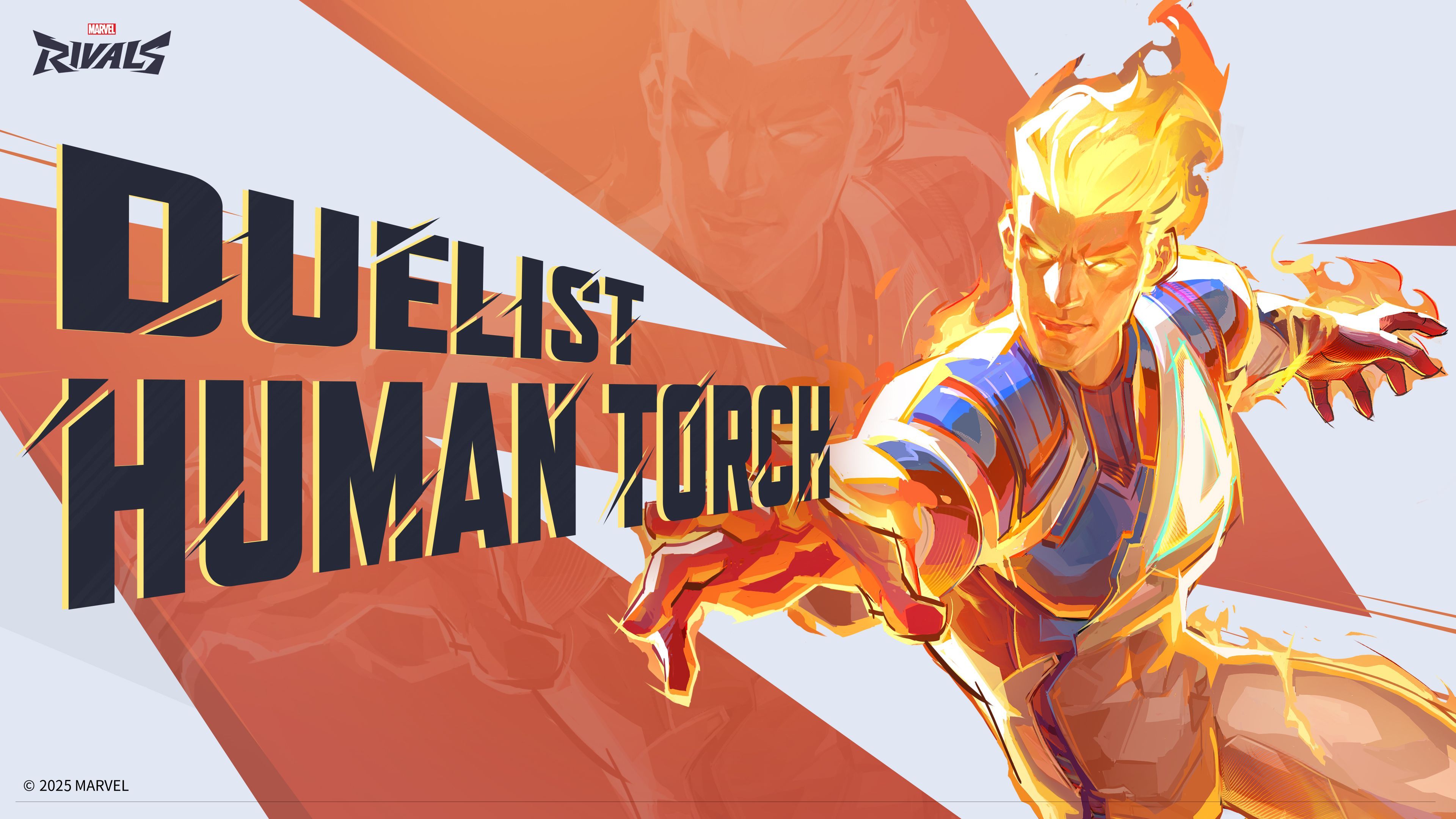 Human Torch Marvel Rivals ultra HD 4K wallpaper
