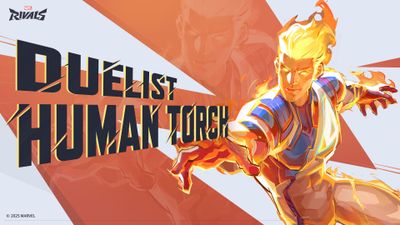 Human Torch Marvel Rivals ultra HD 4K wallpaper