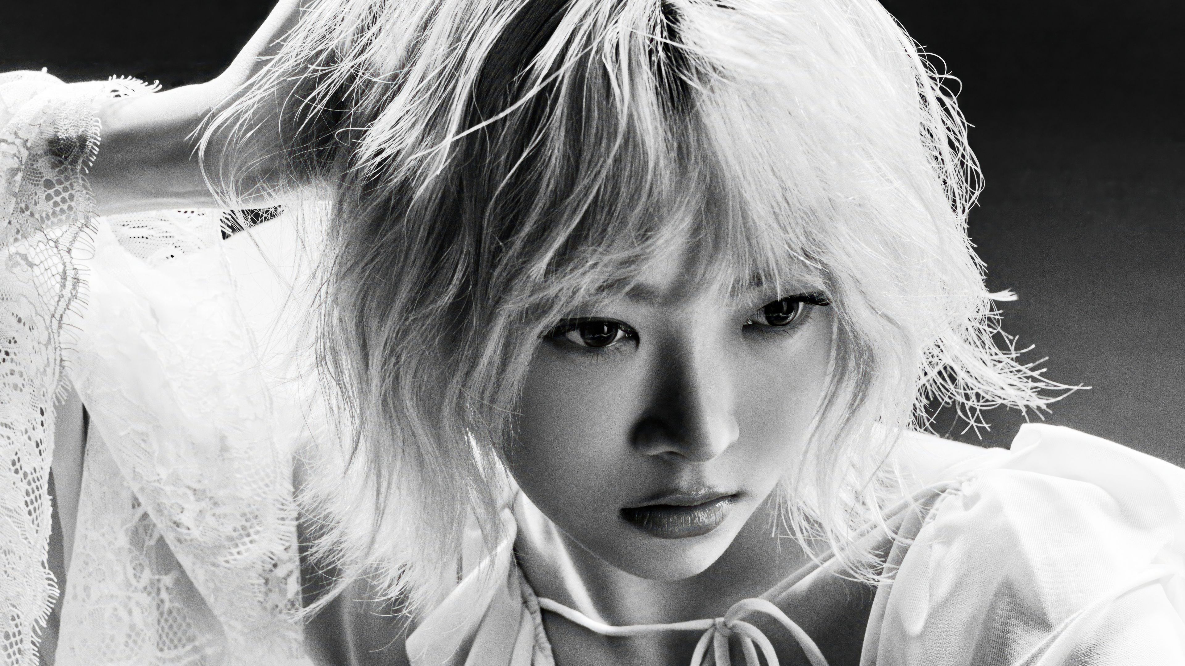 Hong Eunchaem Monochrome ultra HD 4K wallpaper