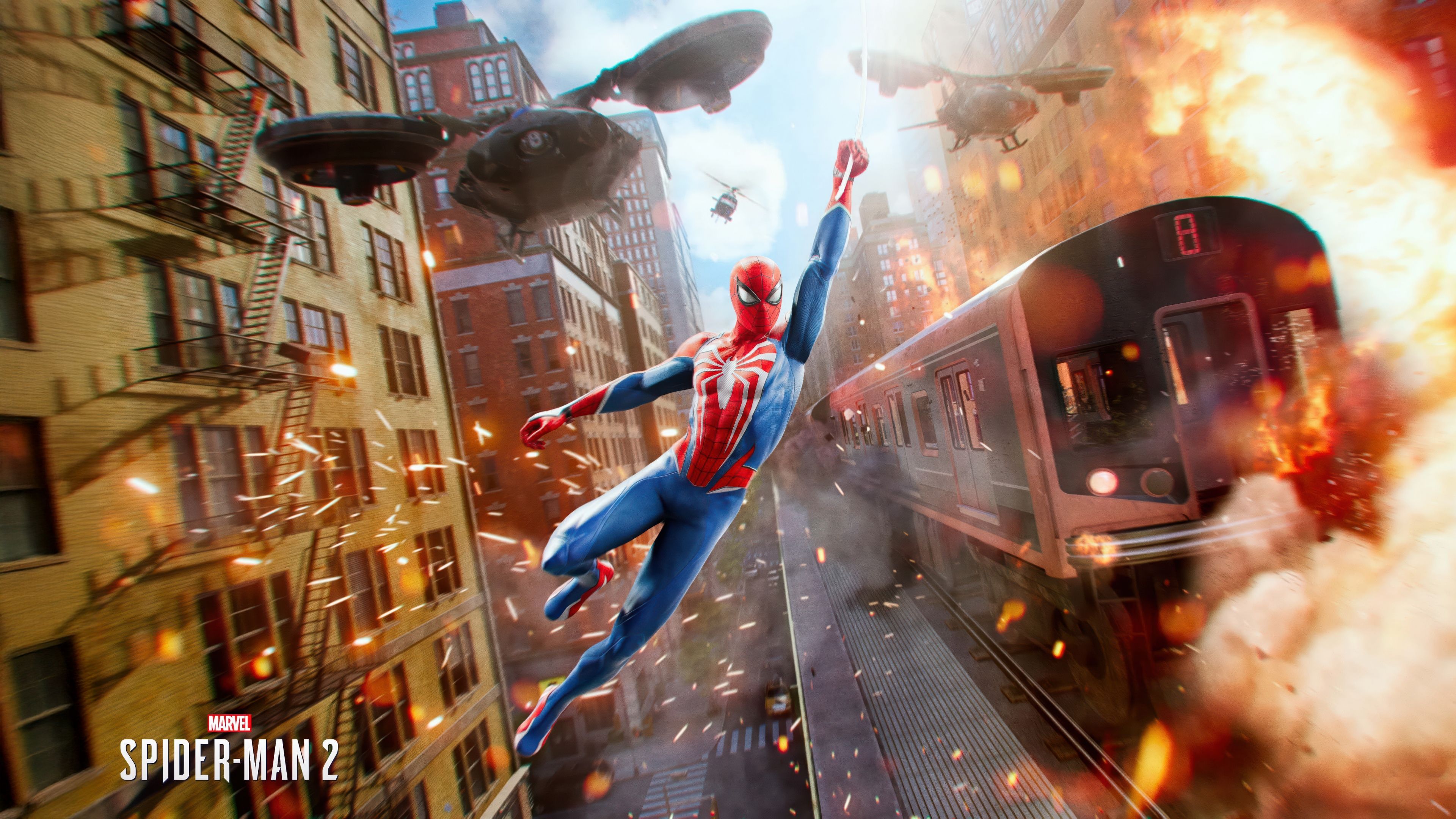 Marvel's Spider-Man 2 Action game ultra HD 4K wallpaper