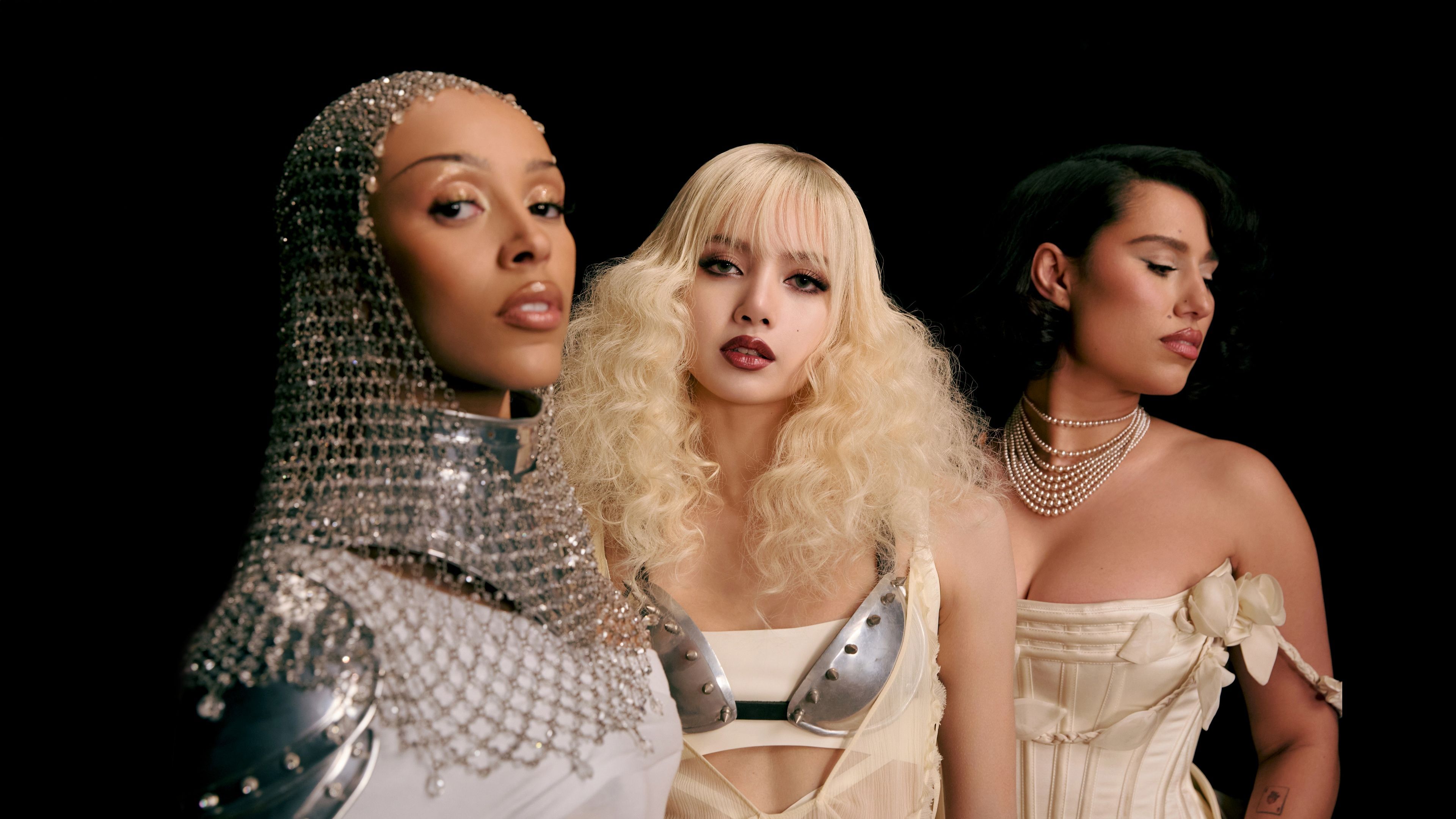 LISA - BORN AGAIN feat. Doja Cat & RAYE ultra HD 4K wallpaper
