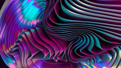 Holographic Layers ultra HD 4K wallpaper