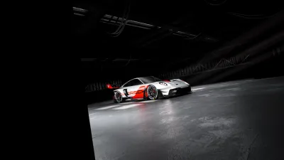Porsche 911 GT3 R rennsport Dark aesthetic ultra HD 4K wallpaper