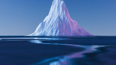 Frozen Iceberg ultra HD 4K wallpaper