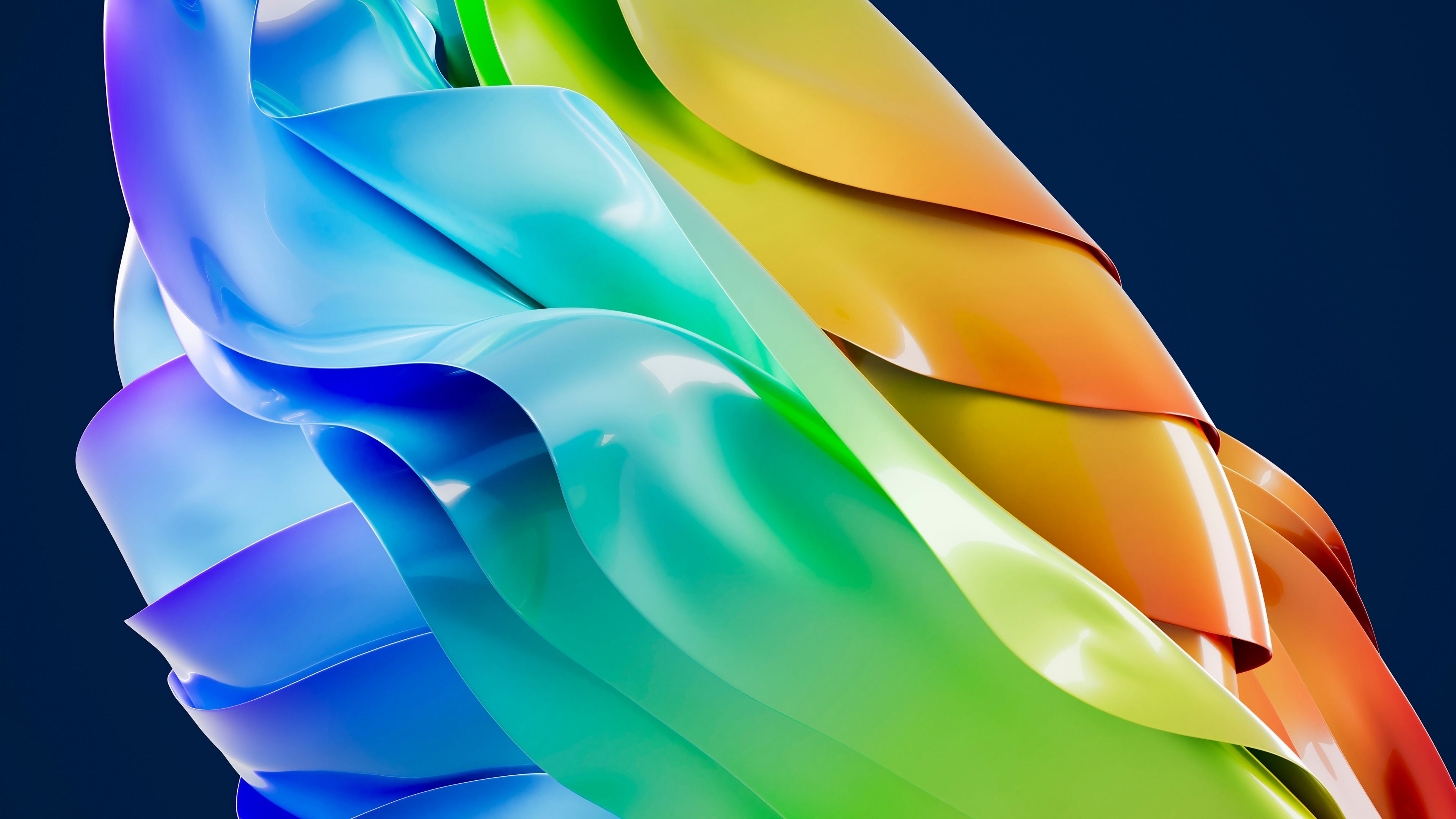 Rainbow colors Abstract design ultra HD 4K wallpaper