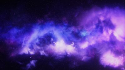 Starry sky Purple aesthetic ultra HD 4K wallpaper